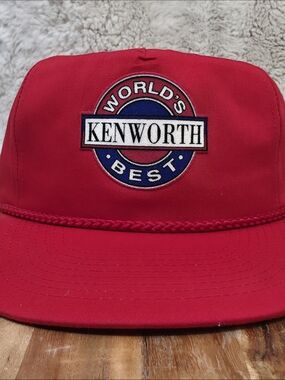 Worth Red Patch Logo Snapback Hat - Men's Accessories